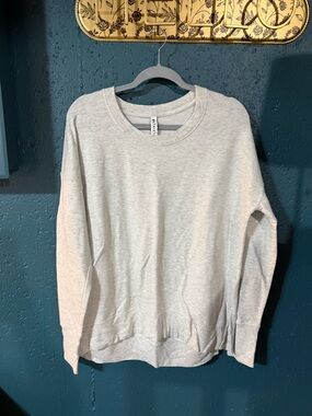 Athleta Heather Gray Short Sleeve Crew Tee